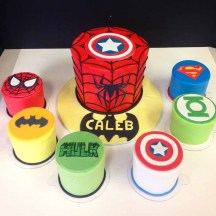 Avengers Mini Cakes