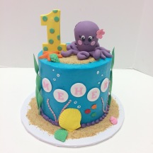 Baby Girl Ocean Cake