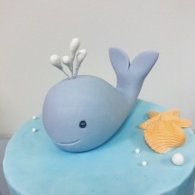 Baby Whale Cake Topper