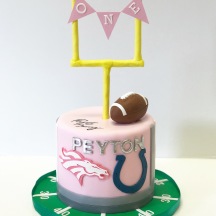Payton Manning Themed Cake