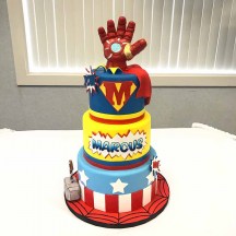 Marcus' Super Hero Cake