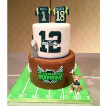 Seahawks Grooms Cake