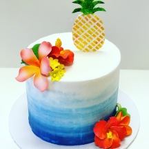 Tropical Ombre Watercolor