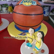 Dason's Lakers Theme Basketball