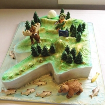 Alaska Grooms Cake