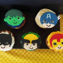 Baby Super Hero Cupcakes
