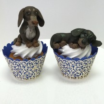 Dachshund Cupcakes