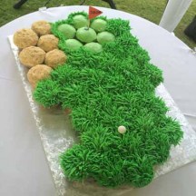 Golf-themed Cupcakes