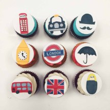 London Cupcake Toppers