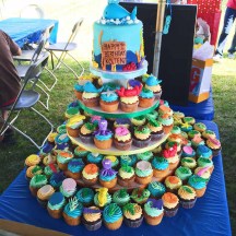 Ocean Birthday Cupcakes