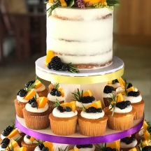 Fresh Fruit Cupcake Tree