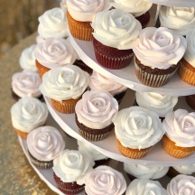 Rose Buttercream Cupcakes