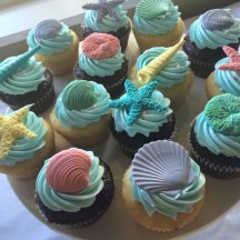 Seashell Cupcakes