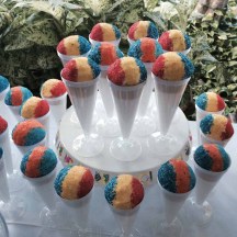 Snow Cone Cupcakes