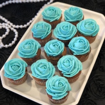 Tiffany Blue Buttercream Roses