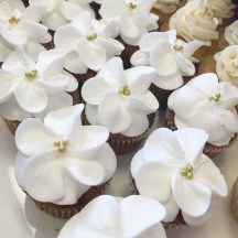 White Petal Cupcakes
