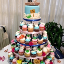 Fishing and Marine Theme Cupcake Tree