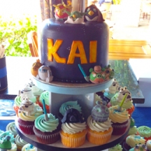 Kai’s Angry Birds Star Wars Theme Cupcakes
