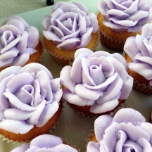 Lavender Buttercream Roses