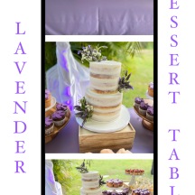 Lavender Dessert Table