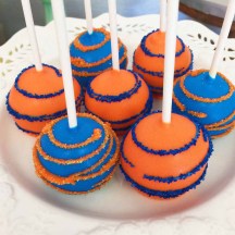 Broncos Cake Pops