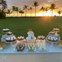 Sunset Dessert Table