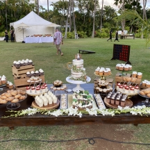 Dessert Bar w/ Cupcake Letter