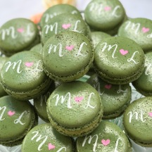 Monogram Macarons