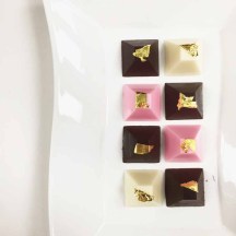 Neapolitan Chocolate Pyramids