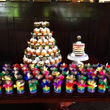 Rainbow Dessert Table