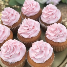 Pink Ruffle Cupcakes