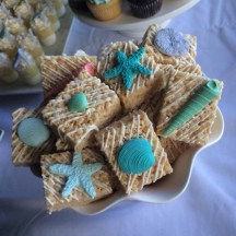 Seashell Rice Krispy Treats