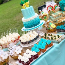 Teal Dessert Table 3