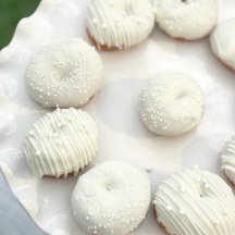 White Mini Donuts