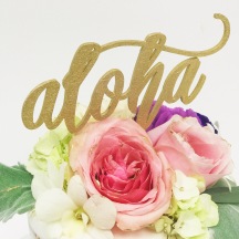 Aloha Cake Topper