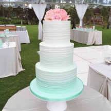 Aqua Ombre Buttercream