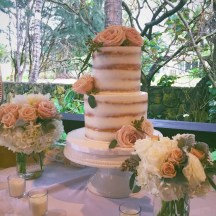 Blush Semi-Naked Cake