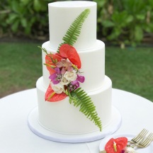 Clean Smooth Buttercream with Ferns