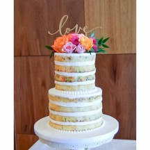 Confetti Naked Cake