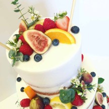 Fresh Fruit Wedding Cake