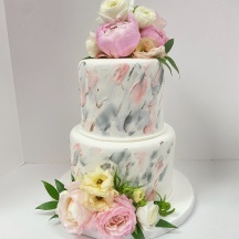 Buttercream Swiped Fondant