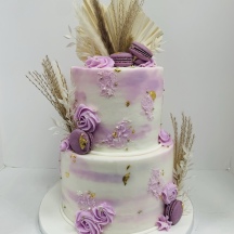 Lavender w/ Pampas Grass & Dried Fans