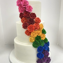 Rainbow Sugar Roses