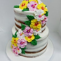 Buttercream Hibiscus Cascade