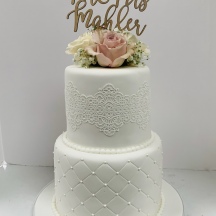 Quilted Fondant & Sugar Lace