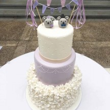 Lavender Ruffle Cake