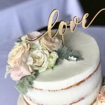 Love Cake Topper