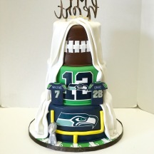 Seahawks Peek A Boo Cake