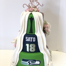 Seahawks Wedding Peek A Boo