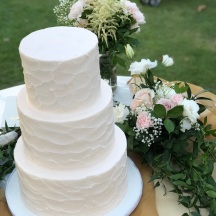 Stucco Buttercream Cake